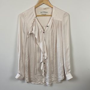 ALL SAINTS Japanese Cloth button down top